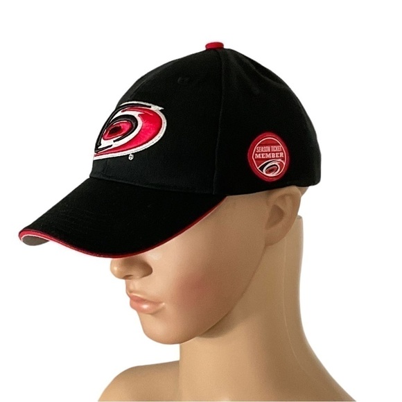 Carolina Hurricanes Hockey Season Ticket Members Hat Melonwear 100% cotton Canes - Picture 4 of 9